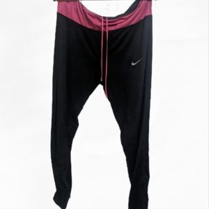 Nike Pull On Athletic Running Workout Pants Womens Size Small XL Black Pink.